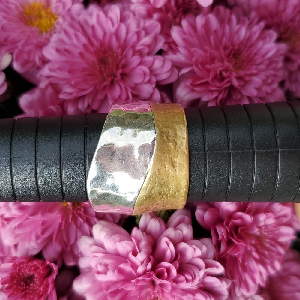 Silpada Vintage .925 Sterling Silver & Brass Ring - Picture 2 of 6